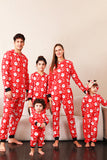Familj Röd Jul Claus Tryck Pyjamas