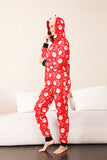 Familj Röd Jul Claus Tryck Pyjamas