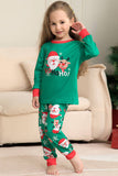 Grön jultomte och rådjur Jul Familj Matchande Pyjamas Set