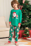 Grön jultomte och rådjur Jul Familj Matchande Pyjamas Set