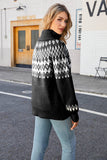 Jul Kaffe Hög Hals Pullover Stickad Tröja