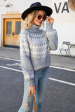 Jul Kaffe Hög Hals Pullover Stickad Tröja