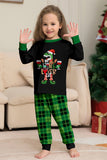Jul Familj Vin Lover Dinosaur Tryck Pyjamas Set
