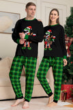 Jul Familj Vin Lover Dinosaur Tryck Pyjamas Set