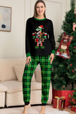 Jul Familj Vin Lover Dinosaur Tryck Pyjamas Set