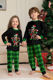 Jul Familj Vin Lover Dinosaur Tryck Pyjamas Set