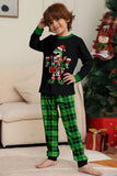 Jul Familj Vin Lover Dinosaur Tryck Pyjamas Set