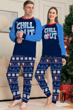 Jul Familj Matchande Pyjamas Set Navy Chill Out Pyjamas