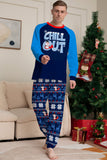 Jul Familj Matchande Pyjamas Set Navy Chill Out Pyjamas
