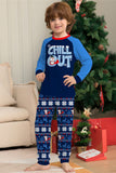Jul Familj Matchande Pyjamas Set Navy Chill Out Pyjamas