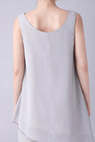 Jumpsuit/Byxdress Separerar Scoop Ankellång Chiffong Klänning till brudens mor