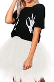 Kort Tutu Ballet Bubble Skirt 50-talet Tulle Party Vintage Underkjol