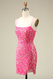 Elegant Korsett Tillbaka Bodycon Homecoming Klänning Med Tofs