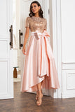 Blush Mother of the Bride Dress med paljetter