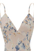 Load image into Gallery viewer, Rosa blommig Boho sommarklänning med slits