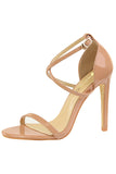 Svarta Stilett Sandaler