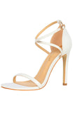 Svarta Stilett Sandaler