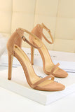 Aprikos Strappy Stiletto Klackar