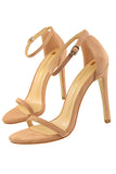 Aprikos Strappy Stiletto Klackar