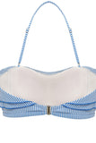 Blå Stripes Tvådelad Bikini