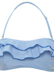 Blå Stripes Tvådelad Bikini