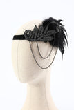 20-Tals flapper svarta tillbehör set