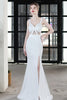 Load image into Gallery viewer, Svart sjöjungfru lång bal formell klänning