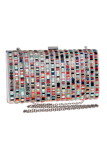 Färgglada pärla prom handväska