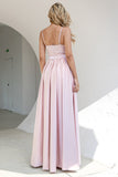 Blush Paljetter Balklänning med Slits