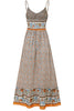 Load image into Gallery viewer, Bohemisk V-Ringad blommig klänning