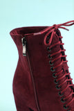 Kvinnors Vinröd Martin Boots
