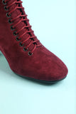Kvinnors Vinröd Martin Boots