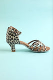Leopard Print Sandaler